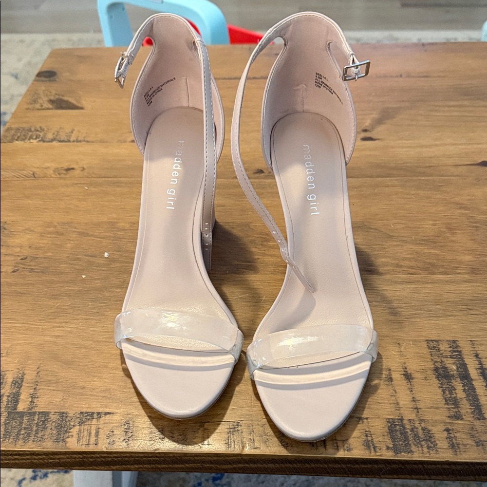 Madden Girl Blush Strappy Heels